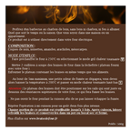 étiquette braise de four